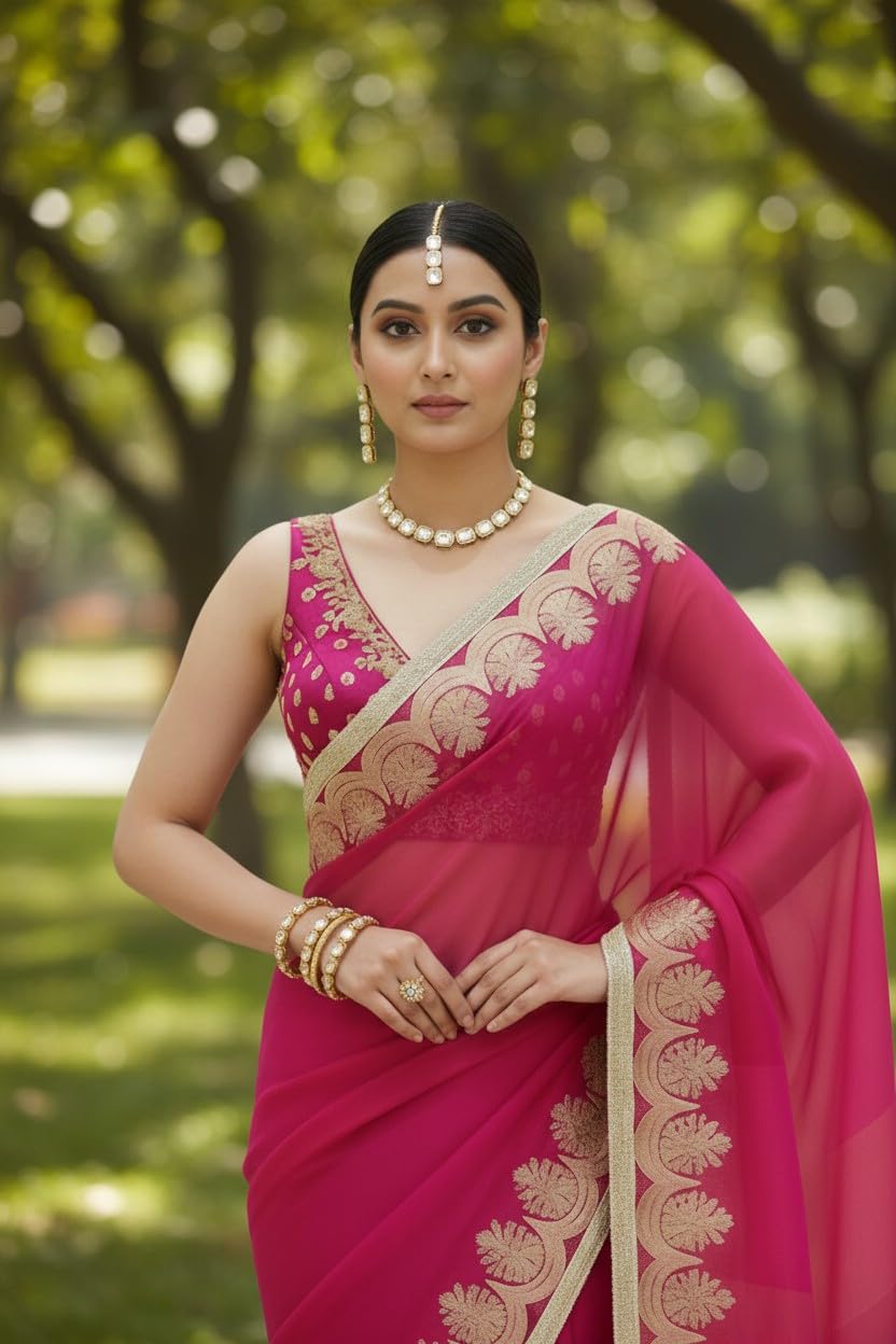 myFashion Kundan Choker Necklace set