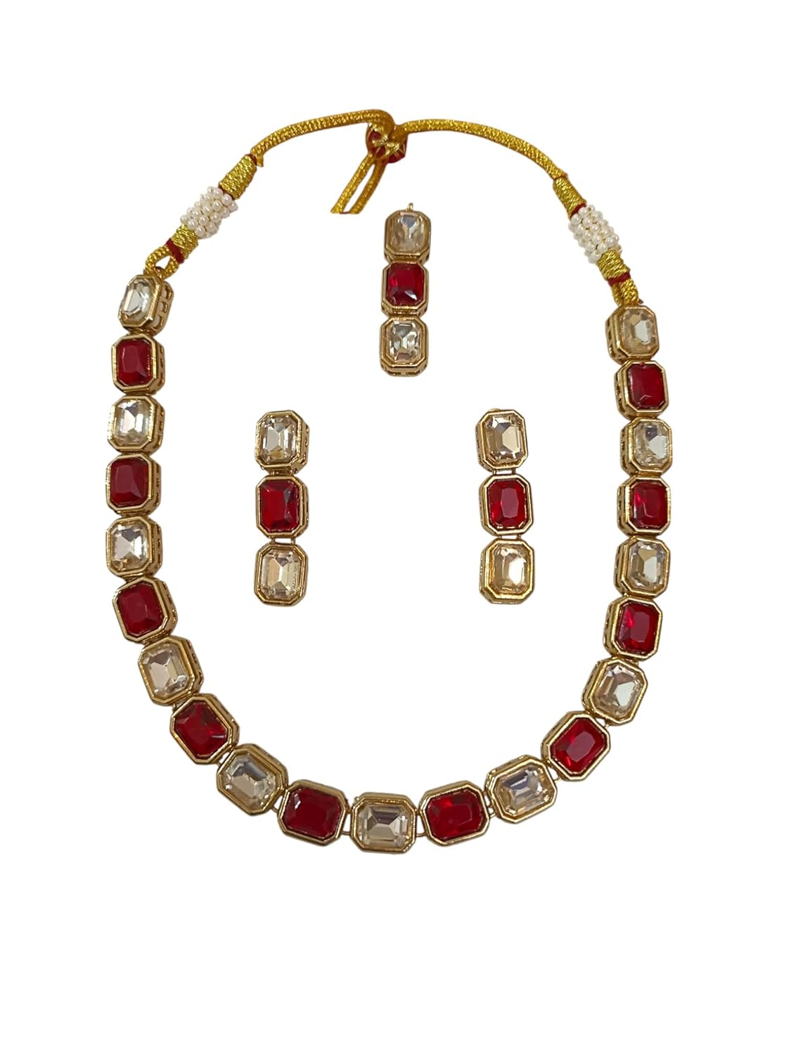 myFashion Kundan Choker Necklace set