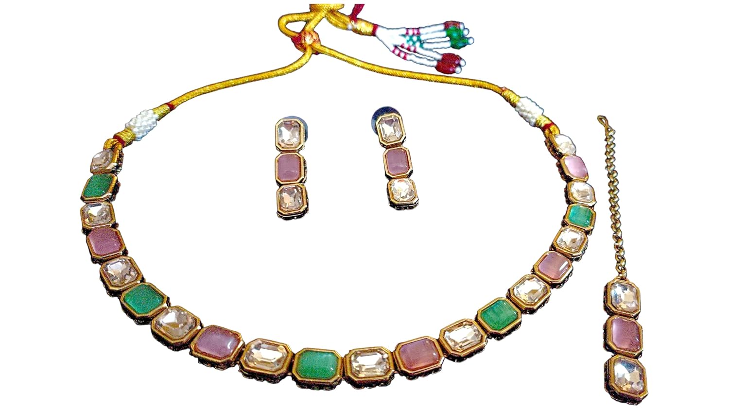 myFashion Kundan Choker Necklace set