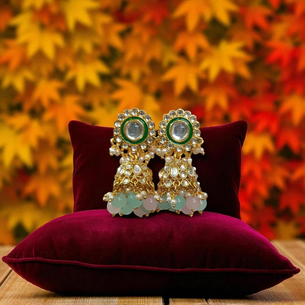 myFashion Kundan Choker necklace set with Pearl