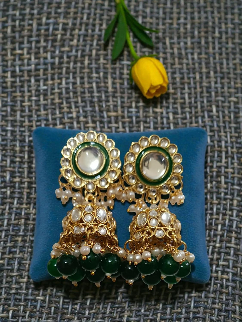 myFashion Kundan Choker necklace set with Pearl