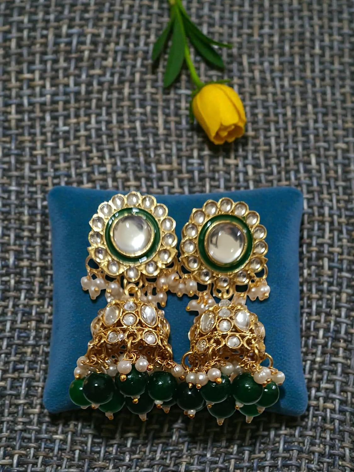 myFashion Kundan Choker necklace set with Pearl