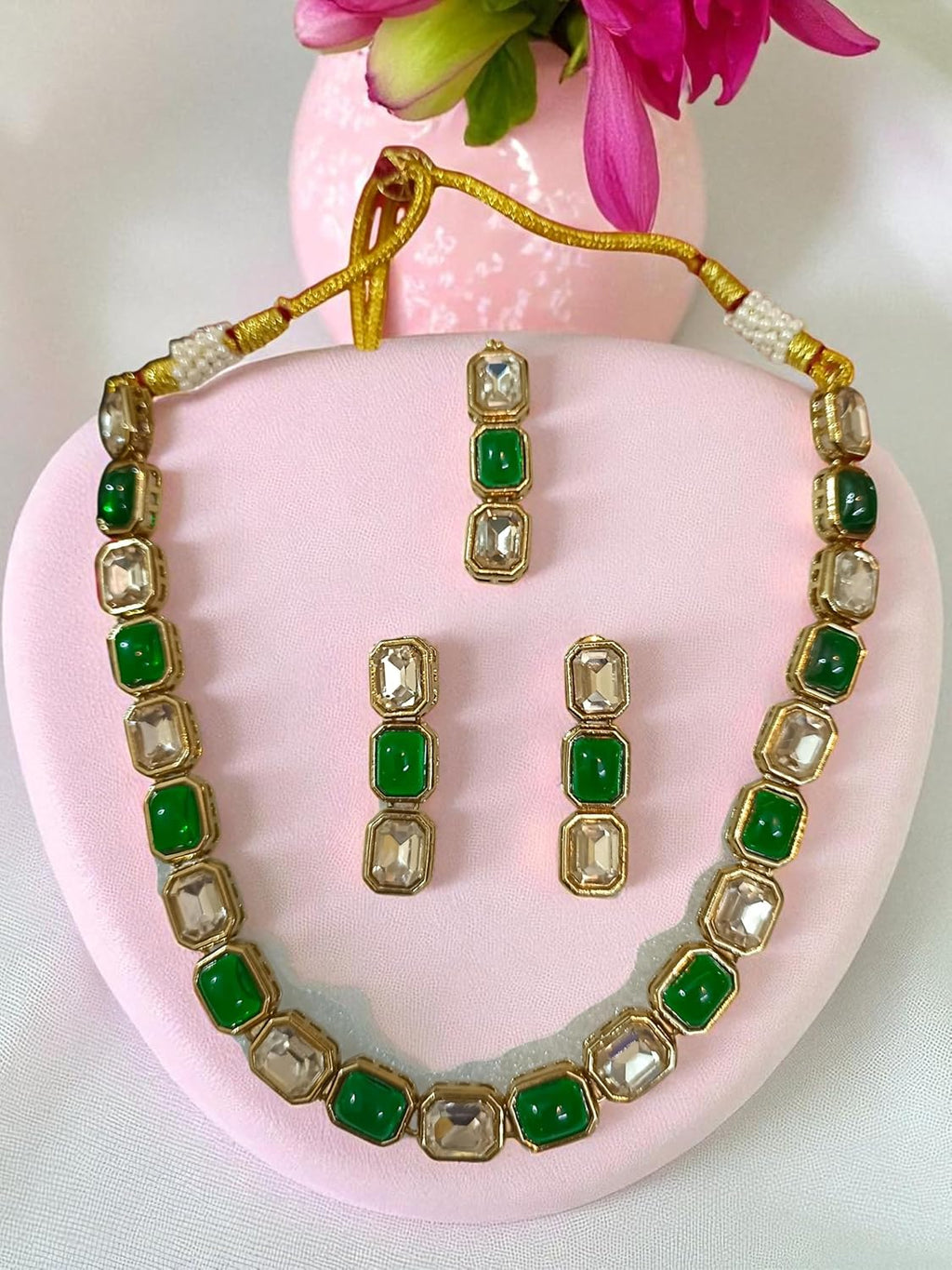 myFashion Kundan Choker Necklace set