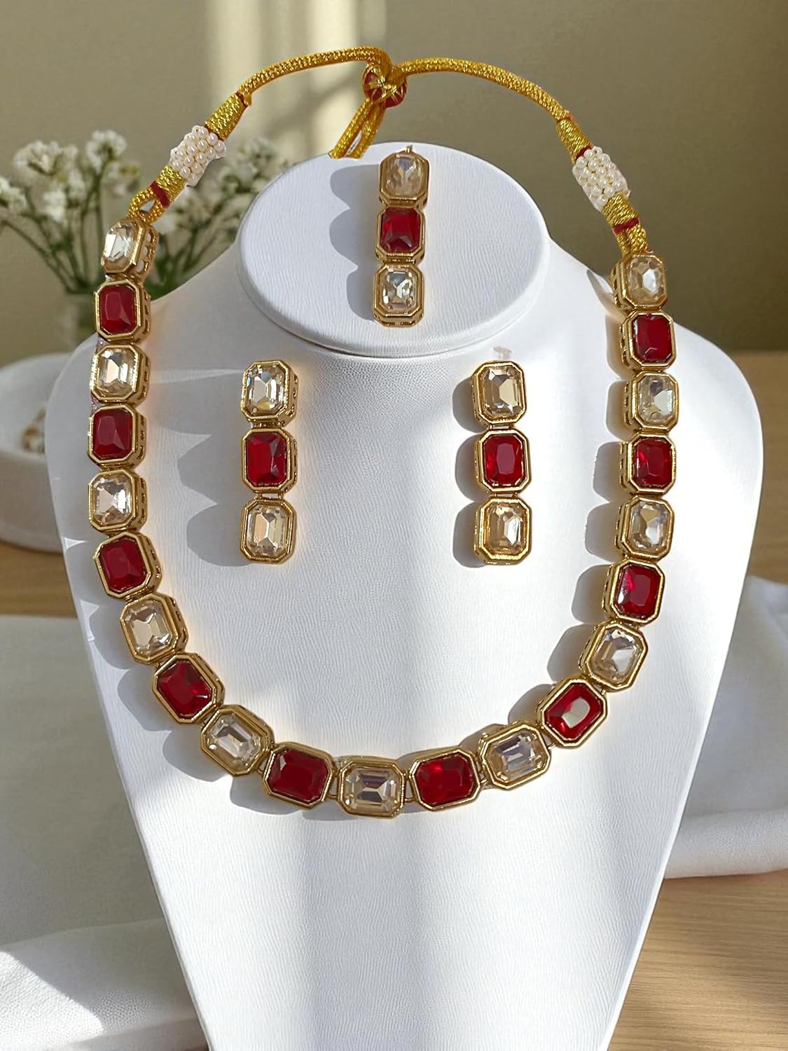 myFashion Kundan Choker Necklace set